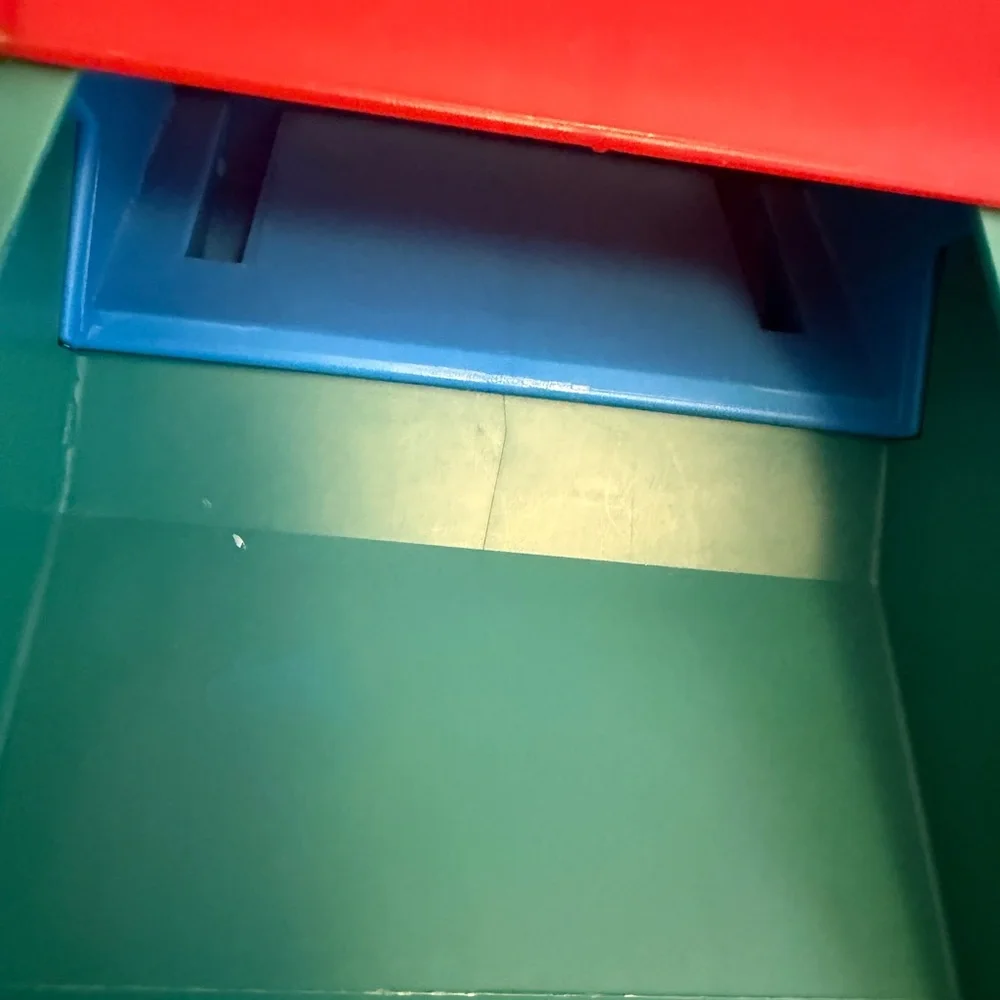 Fisher-Price Vintage 1989 Sort ‘n Stack Mailbox MISSING 1 LETTER MINOR DAMAGE